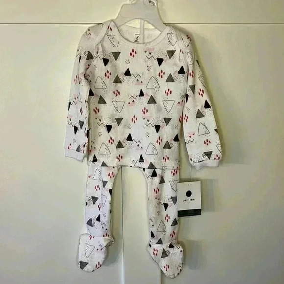 COPY - Petit Lem Baby Pajama Set Thermal Kids Girl Boy Two Piece Set Baby Show… - Picture 1 of 9